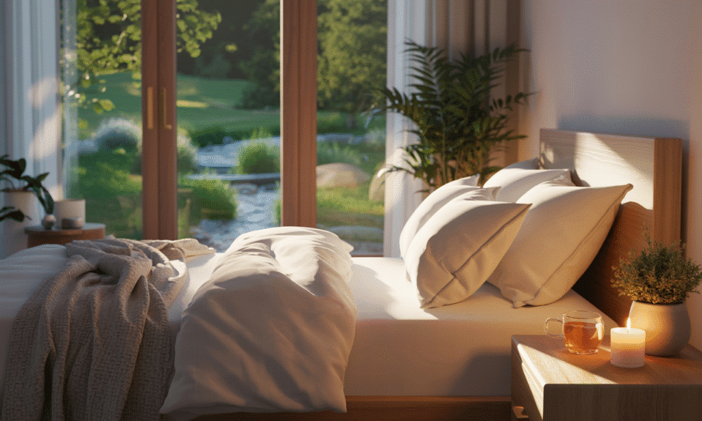 Sérénité & détente : relâcher le corps, apaiser l’esprit et favoriser un sommeil réparateur grâce à des routines simples et naturelles.